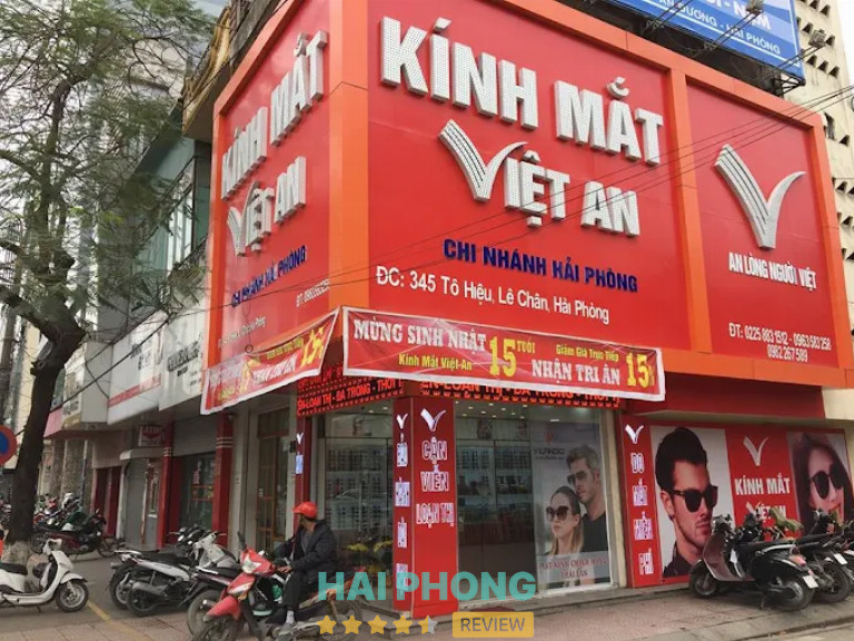Cửa hàng mắt kính uy tín tại Hải Phòng Việt An