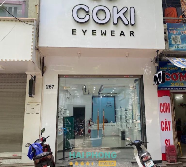 Cửa hàng mắt kính ở Hải Phòng COKI