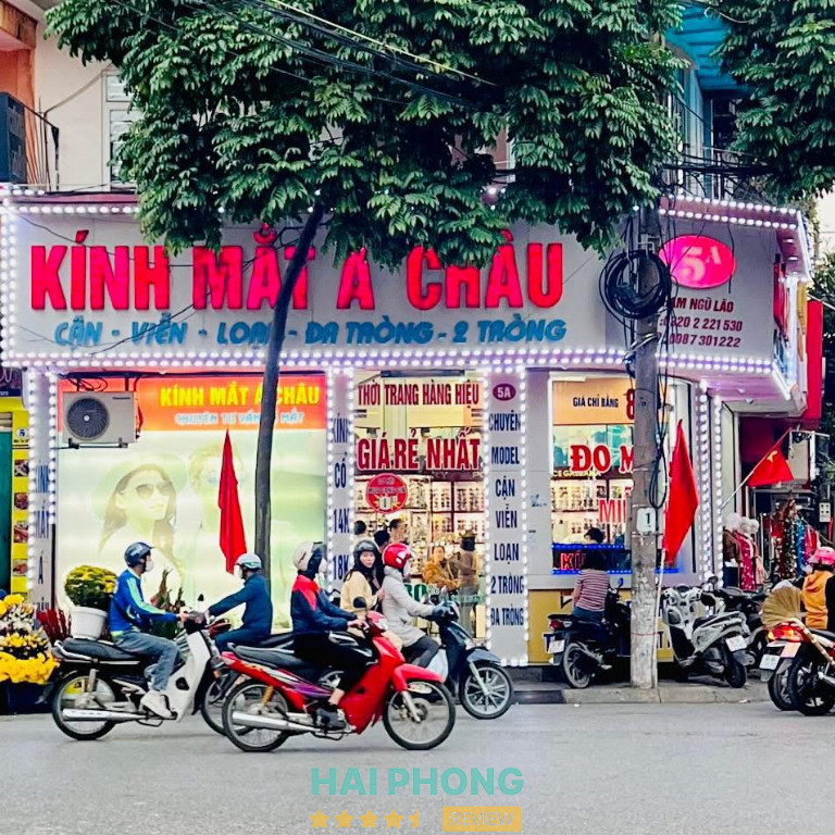 Cửa hàng kính mắt ở Hải Phòng Á Châu Hải Dương