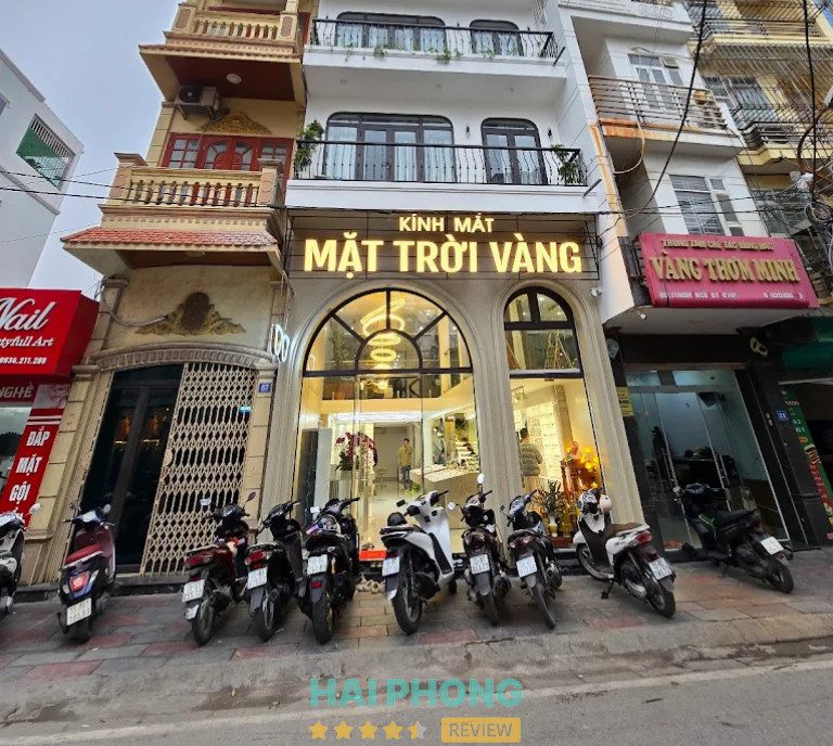 Cửa hàng Kính mắt Mặt Trời Vàng ở Hải Phòng