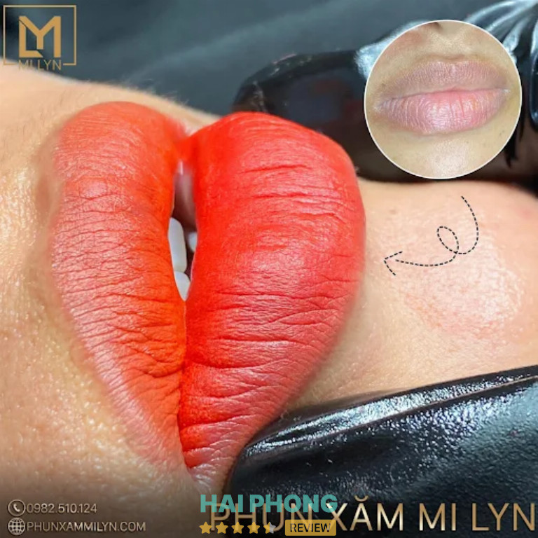 phun xăm thẩm mỹ tại Hải Phòng Mi Lyn