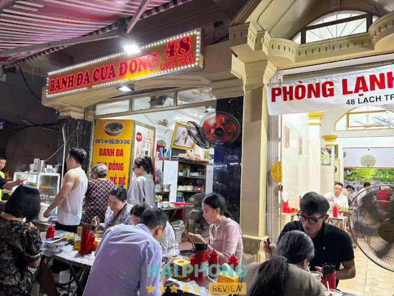 Quán bánh đa cua ngon ở Hải Phòng