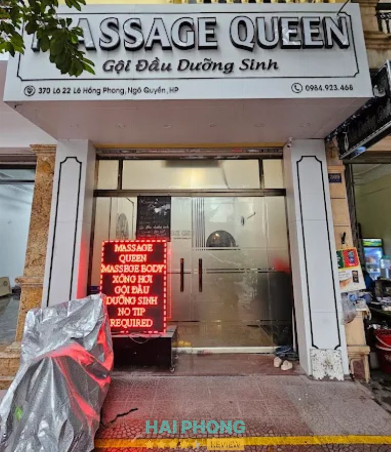 Massage Queen gội đầu dưỡng sinh ở Hải Phòng