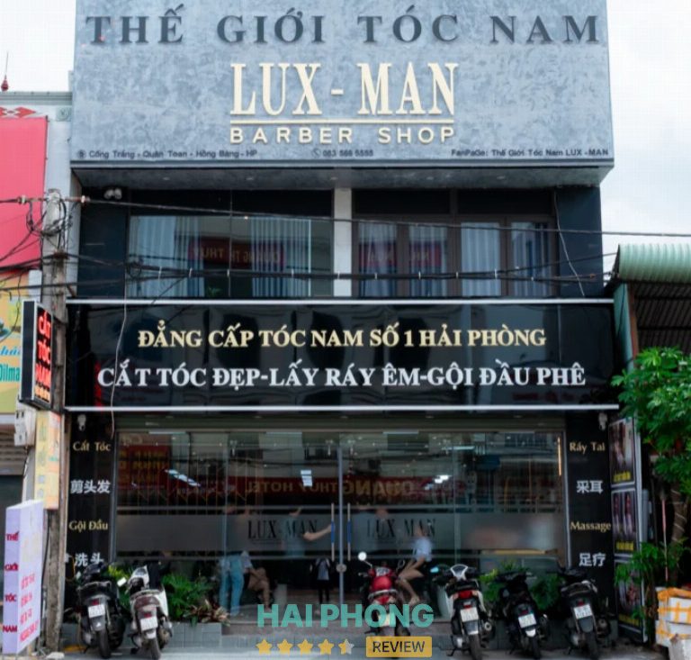 Thế Giới Tóc Nam Lux - Man Barber shop cắt tóc nam ở Hải Phòng