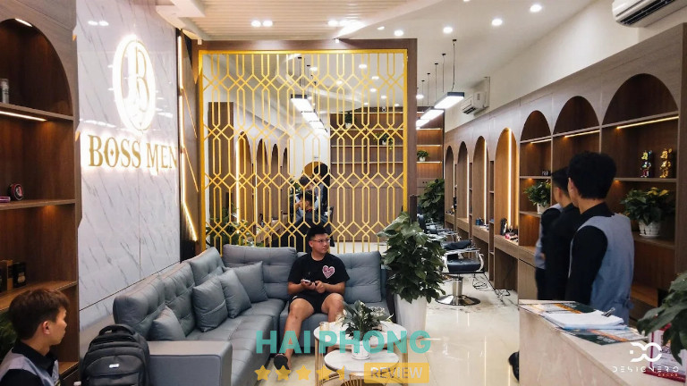 Tiệm cắt tóc nam đẹp ở Hải Phòng BOSS MEN