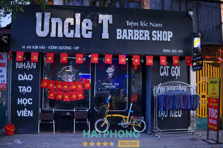 Uncle T's Barber shop cắt tóc nam ở Hải Phòng