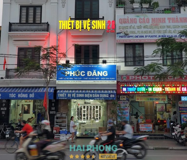 Cửa hàng thiết bị vệ sinh Hải Phòng Phúc Đăng