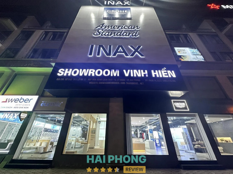 Showroom Vinh Hiền Cửa hàng thiết bị vệ sinh ở Hải Phòng