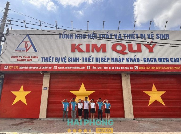 Cửa hàng thiết bị vệ sinh tại Hải Phòng Kim Quý