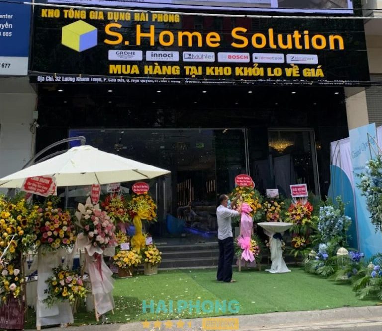 cửa hàng thiết bị vệ sinh S.Home Hải Phòng
