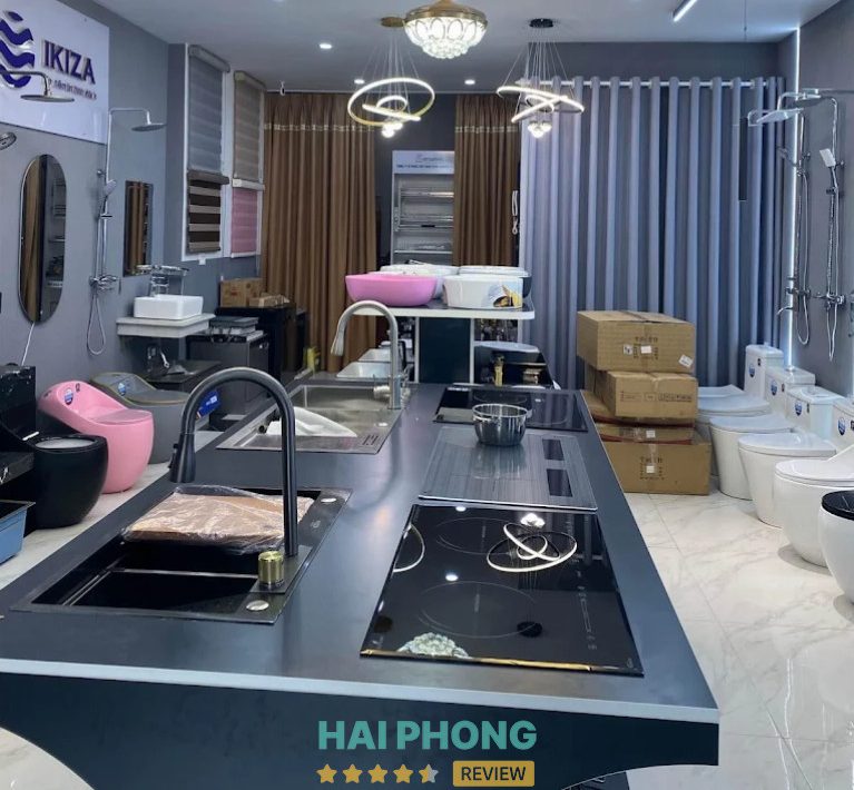 cửa hàng thiết bị vệ sinh Ikiza ở Hải Phòng