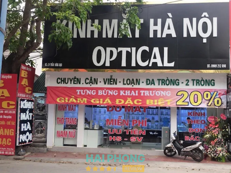 Địa chỉ cắt kính cận ở Hải Dương Kính Mắt Hà Nội Optical