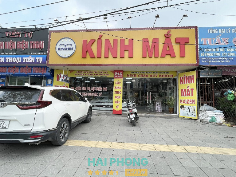 Địa chỉ cắt kính cận Hải Dương Kính Mắt Kaizen
