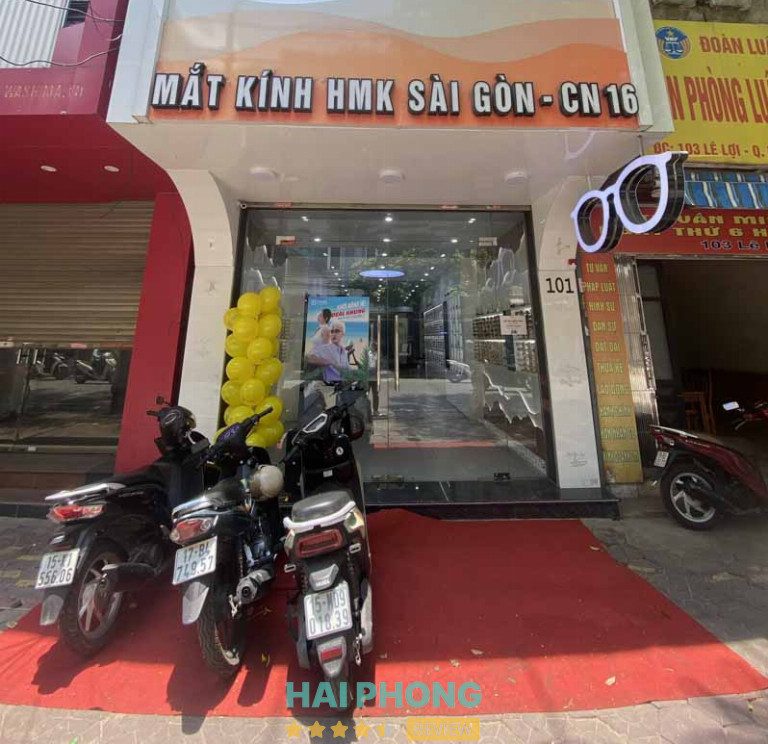 Mắt Kính HMK - tiệm cắt kính cận ở Hải Phòng