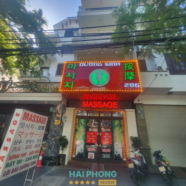 Spa Dưỡng Sinh 286 Văn Cao massage body trị liệu tại Hải Phòng