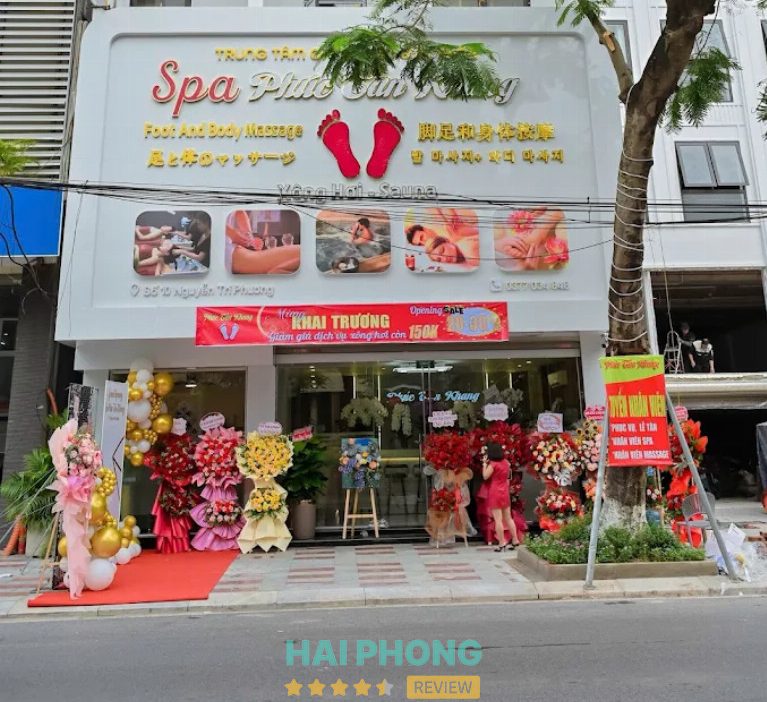 spa Phúc Tấn Khang massage body trị liệu ở Hải Phòng
