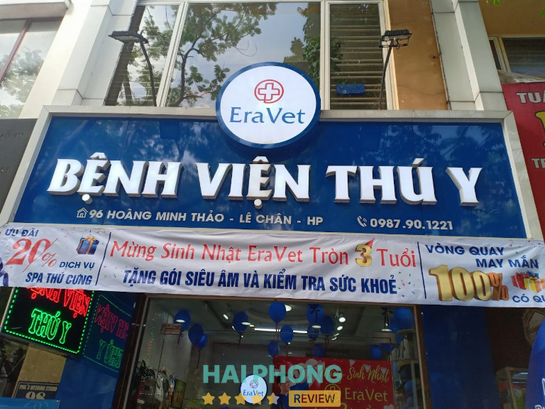 Phòng khám thú y EraVet tại Hải Phòng