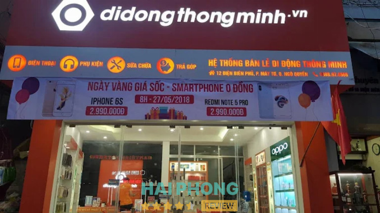 Di Động Thông Minh sửa điện thoại ở hải phòng