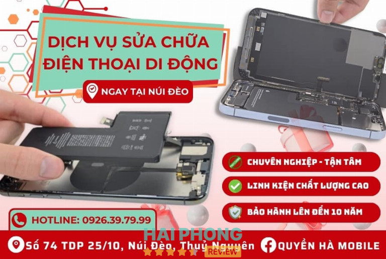 Quyền Hà Mobile sửa điện thoại ở hải phòng