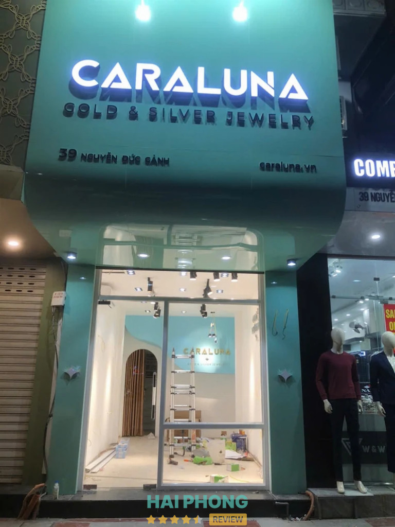 Bài đánh giá về cửa hàng trang sức vàng bạc Cara Luna, Hải Phòng
