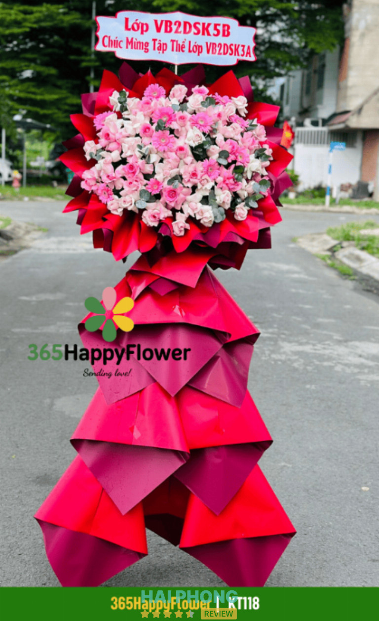 365HappyFlower cửa hàng hoa tại Hồng Bàng Hải Phòng